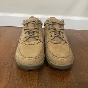Rockport Shoes Mens Size 9 Sand NBK Sable Nubuck Leather WWT13 W